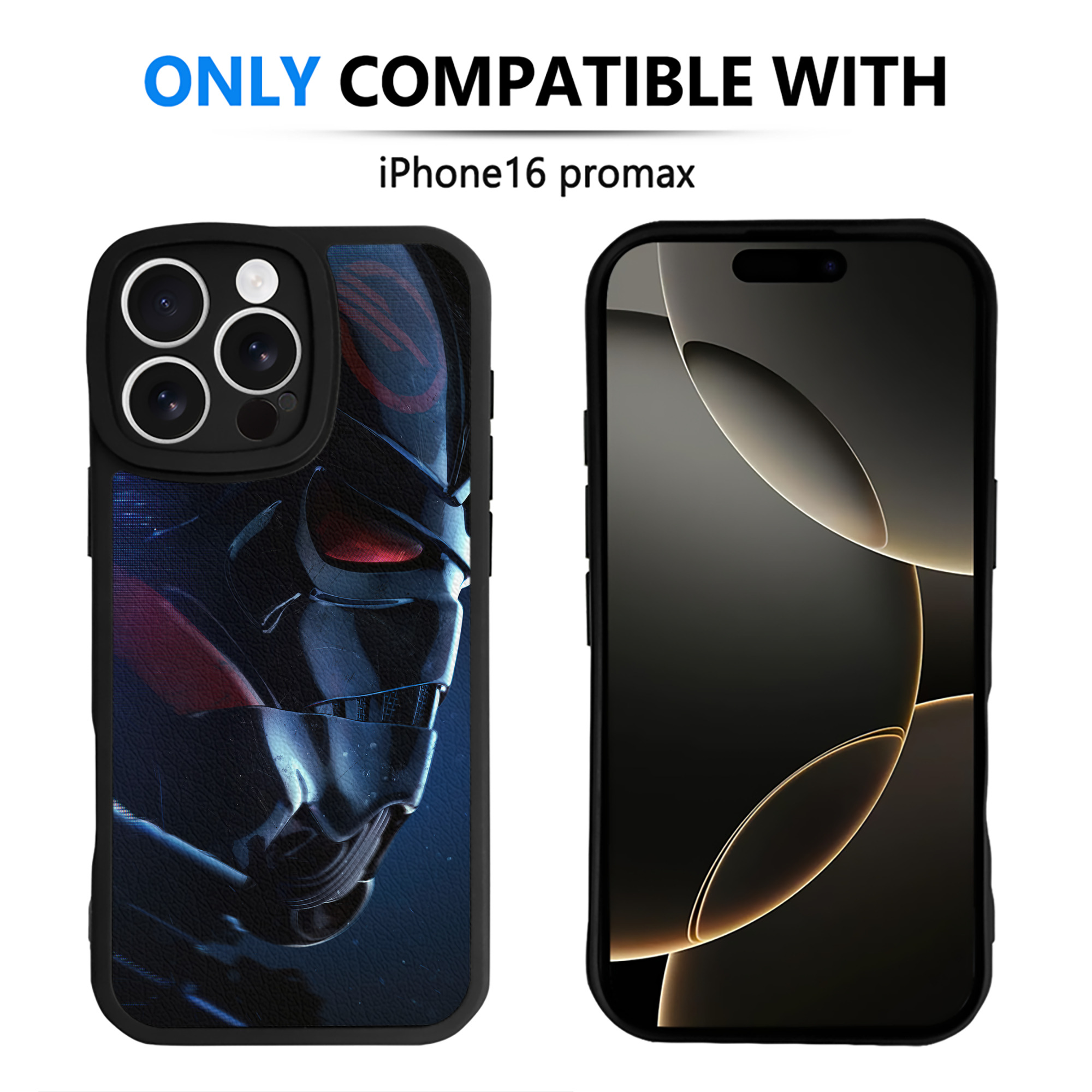 （画像用） スター・ウォーズ Star Wars 【iPhone 16シリーズ対応】シリコンスマホケース（レザー調） 材質：シリコン